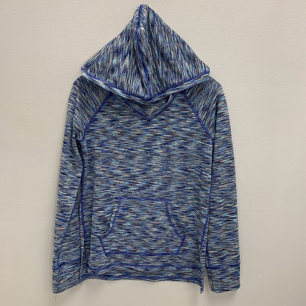 8-10: Marled Hooded Pullover