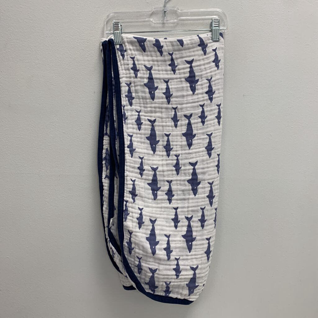 Organic Muslim Baby Blanket - Sharks