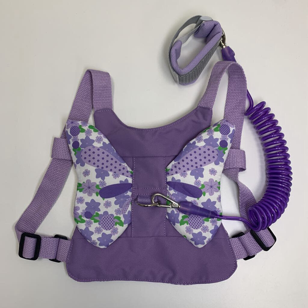 Butterfly Toddler Harness Leash + Anti Lost Wrist Link