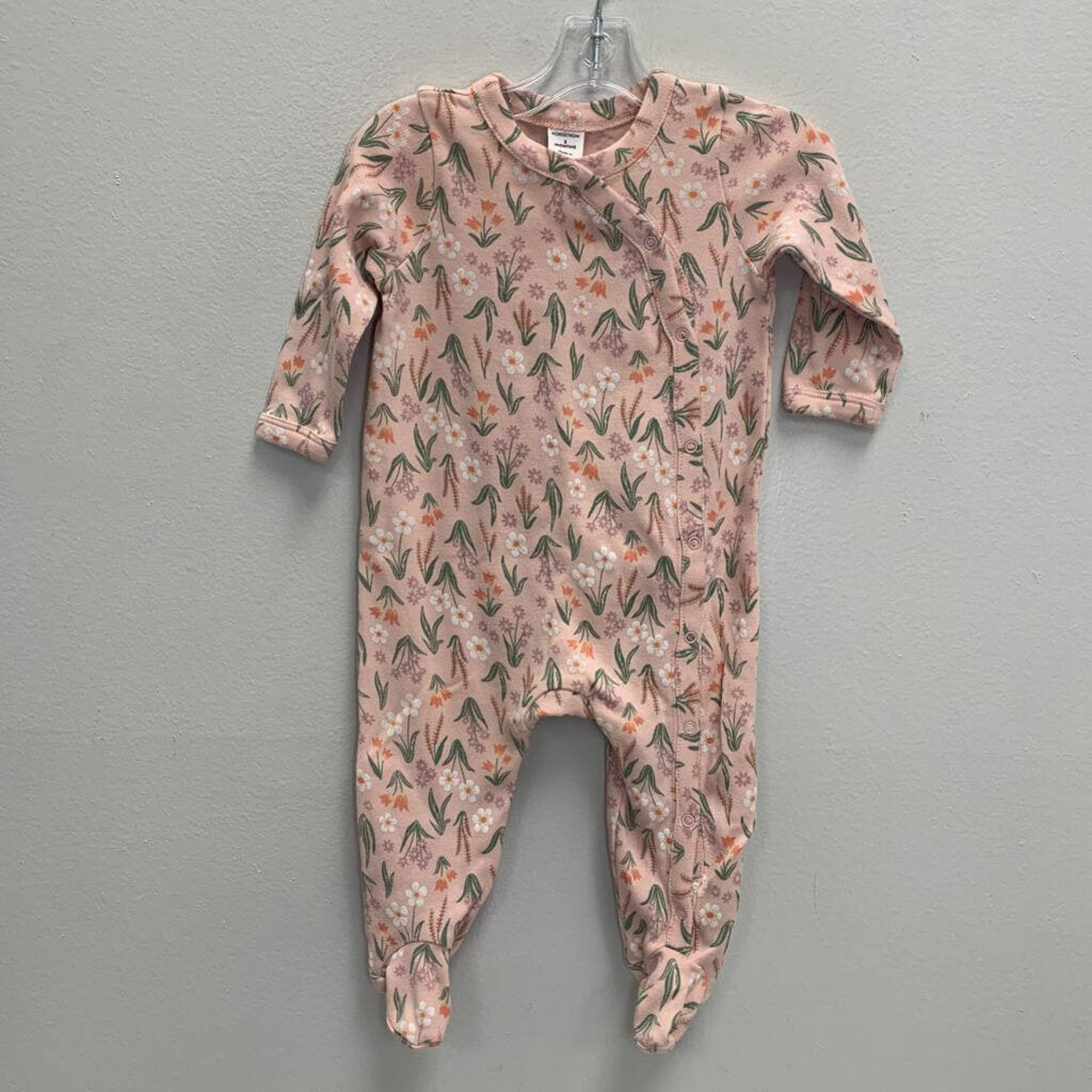 3M: Floral Footie Sleeper