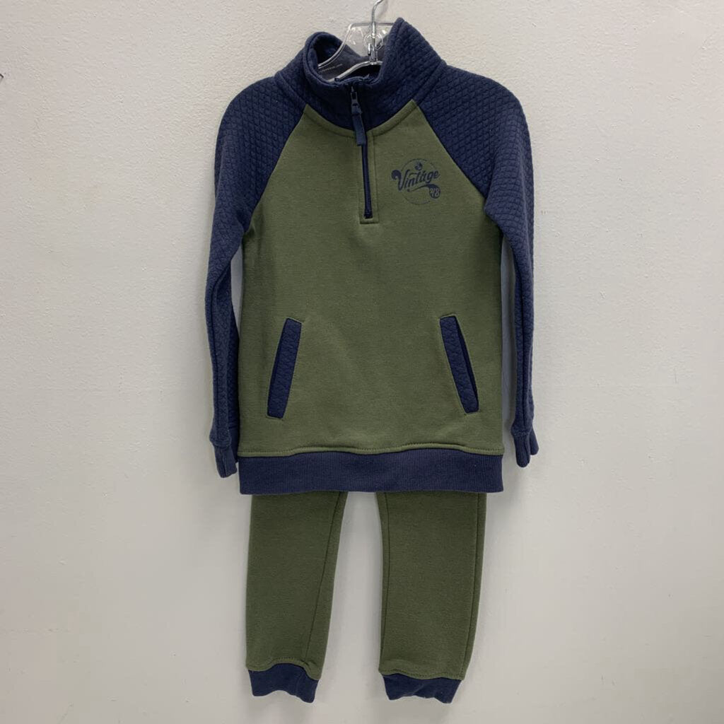 4T: Vintage 48 Fleece Sweatshirt + Pants