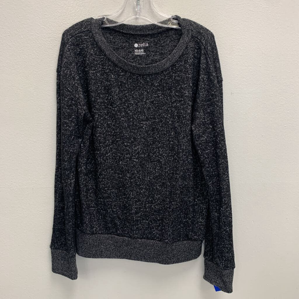 5/6: Heathered Long Sleeve Top
