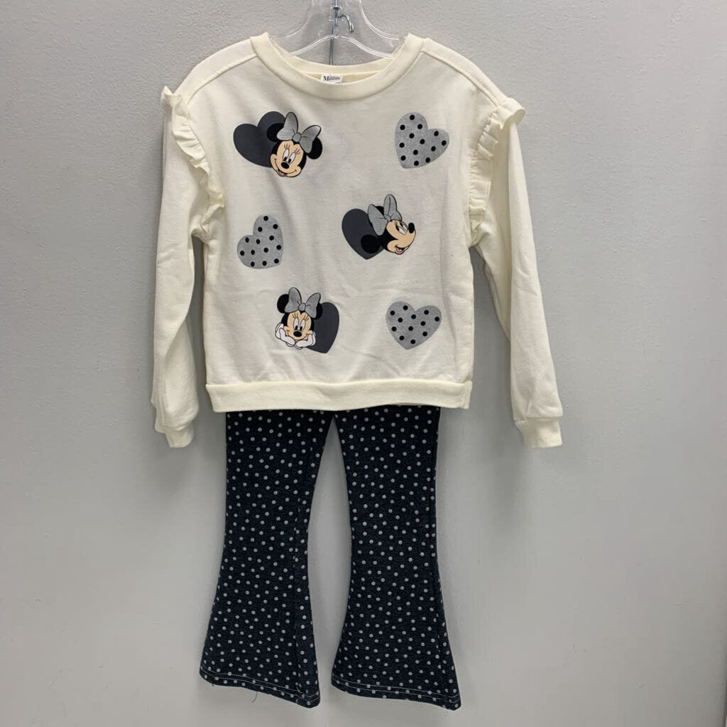 5: Minnie Mouse Ruffle Sweatshirt + Polka Dot Flares
