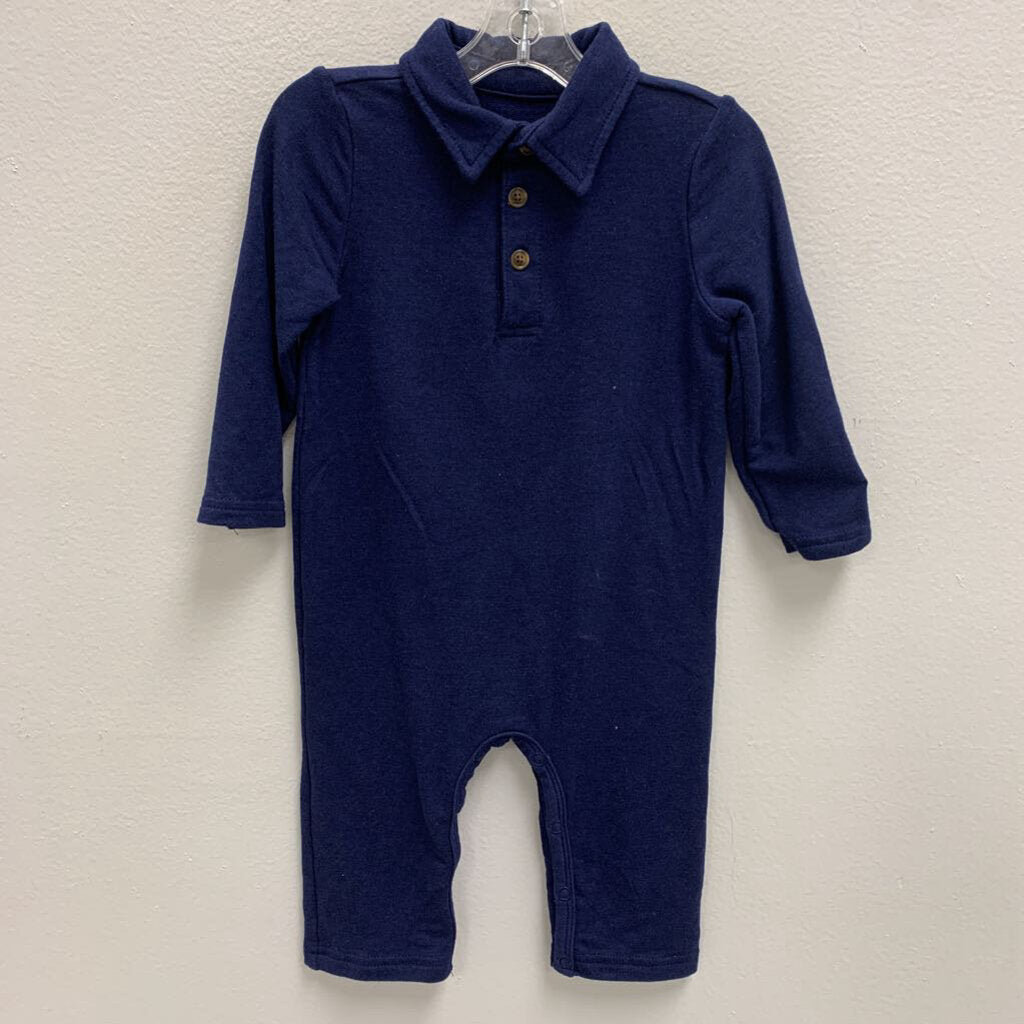 3-6M: Play Long Sleeve Bamboo Romper