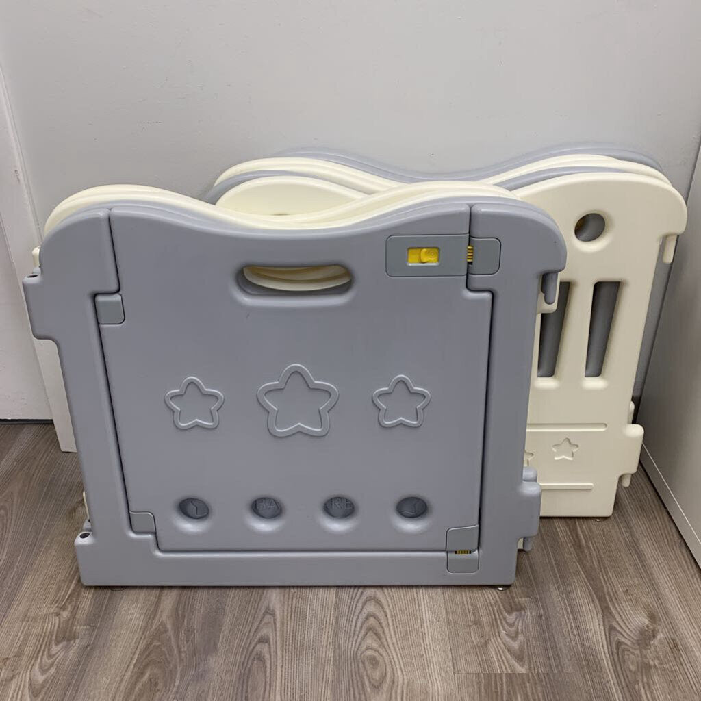 Funzone Extra Large Baby Play Yard w/ Double Locking Door