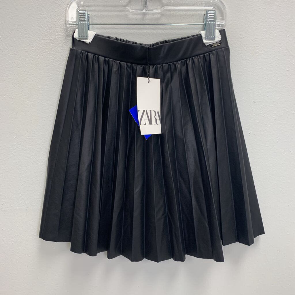 10: Faux Leather Twirl Skirt NWT