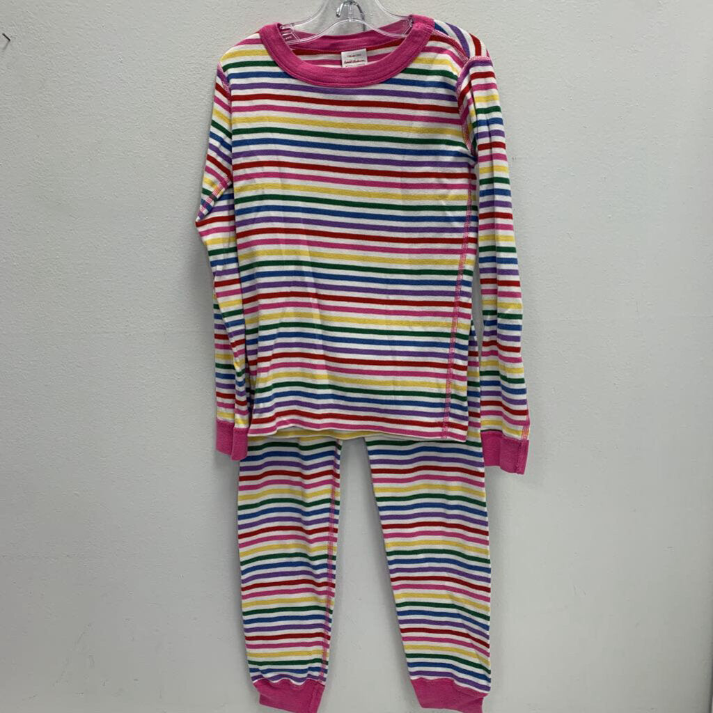 8: Pajama Set - Rainbow Stripe