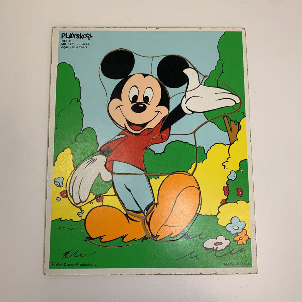 Vintage Disney Mickey Puzzle