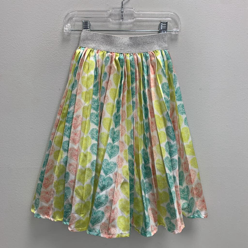 4: Hearts Pleated Twirl Skirt