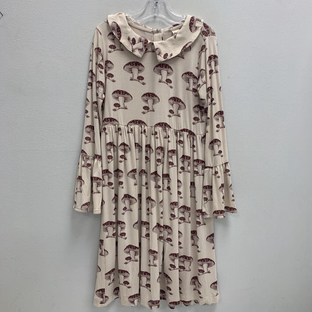 8Y: Toadstool Bamboo Collared Dress