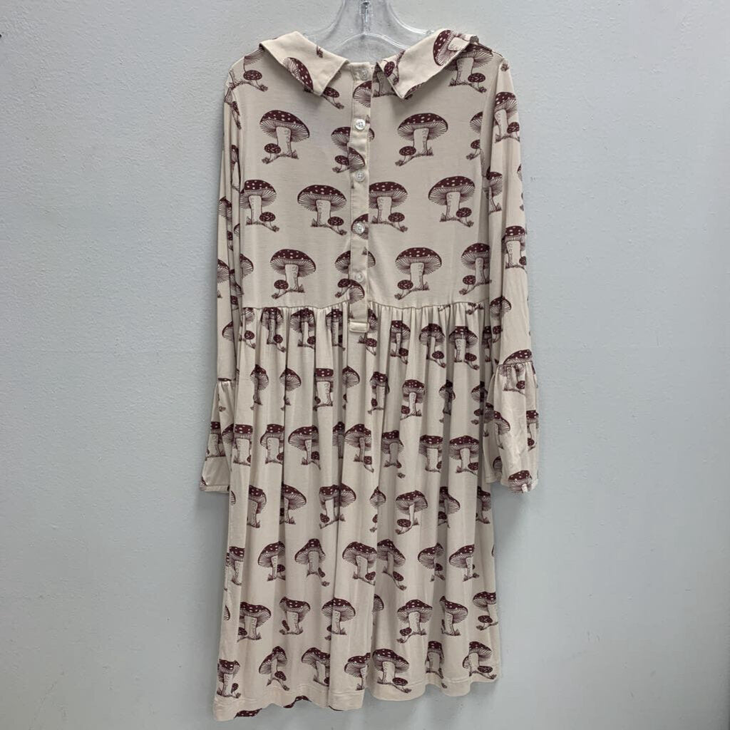 8Y: Toadstool Bamboo Collared Dress