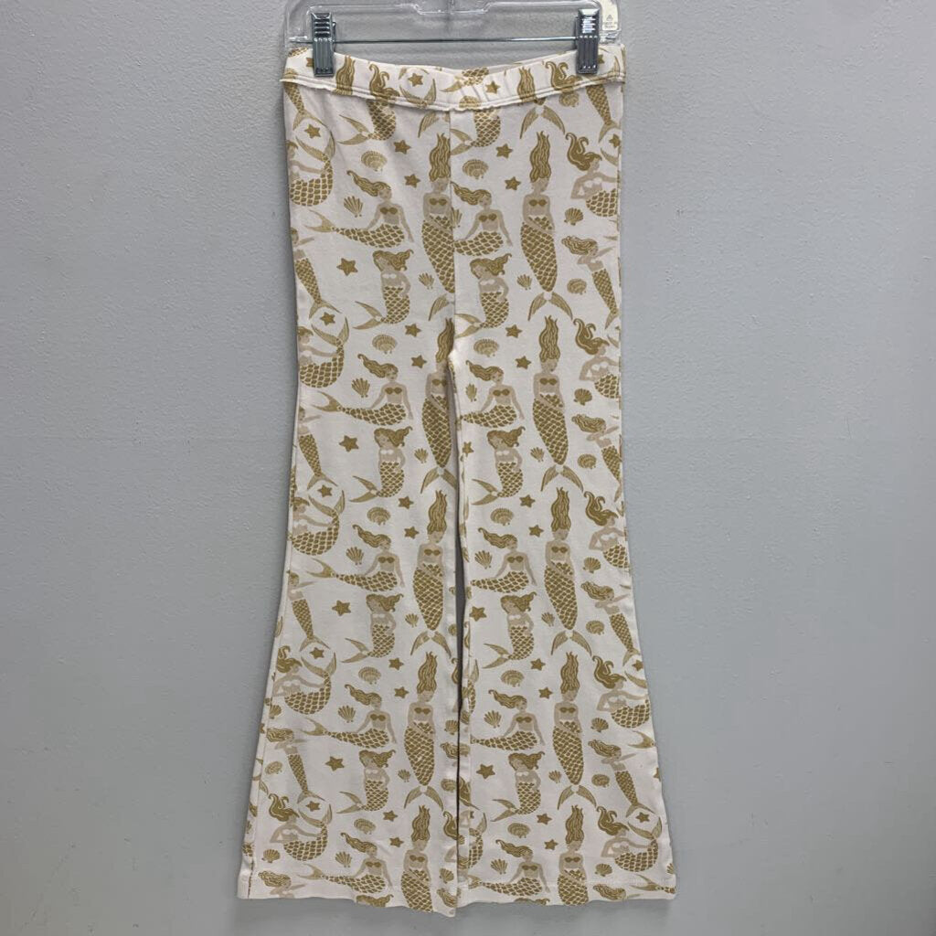 8Y: Mermaid Organic Cotton Flare Leggings