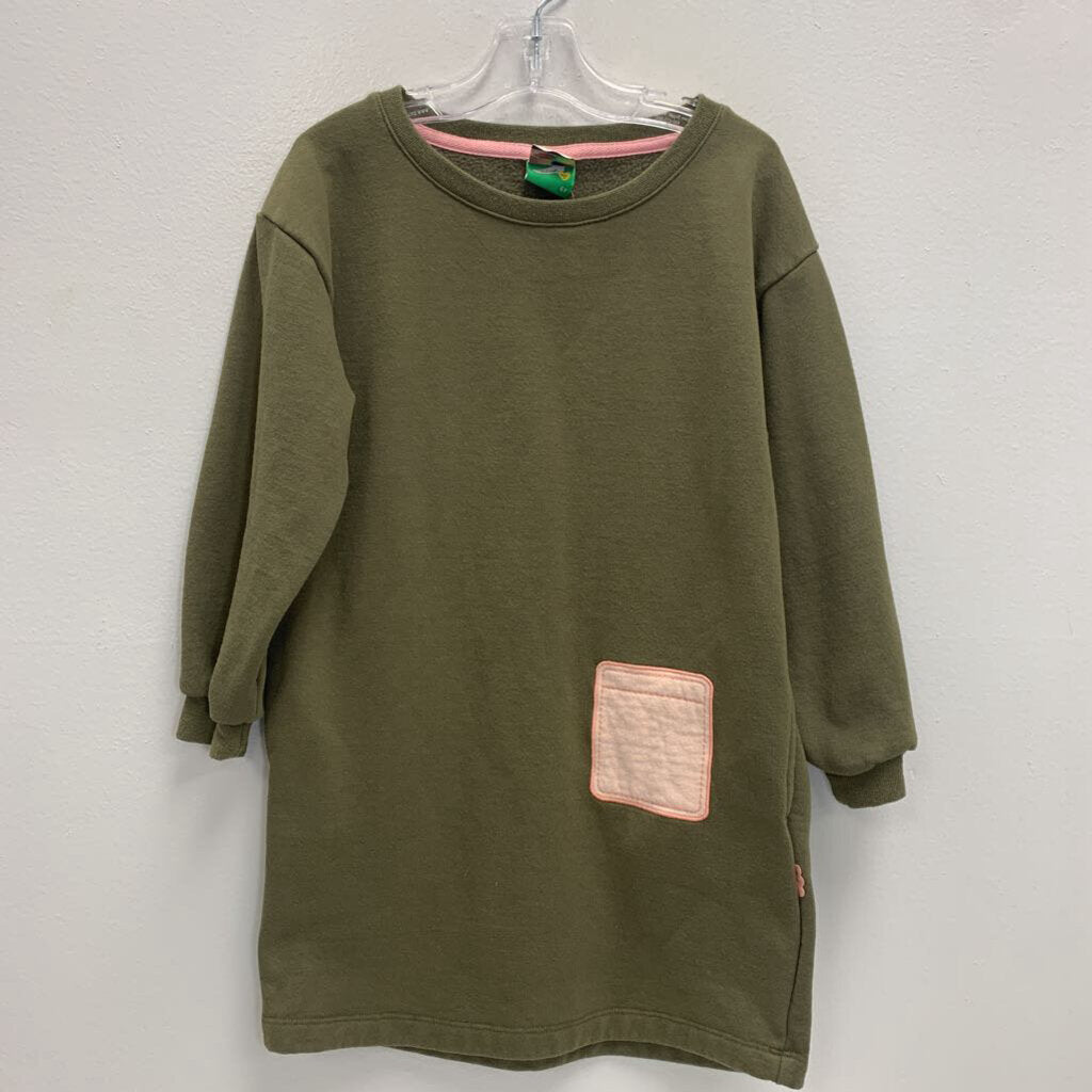 6Y: Pocket Sweatshirt Dress