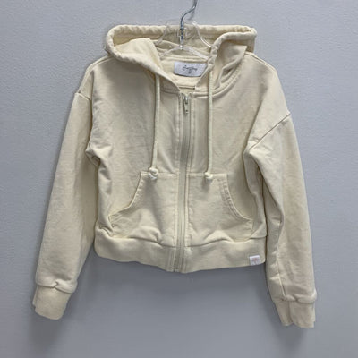 6Y: Cropped Zip Hoodie