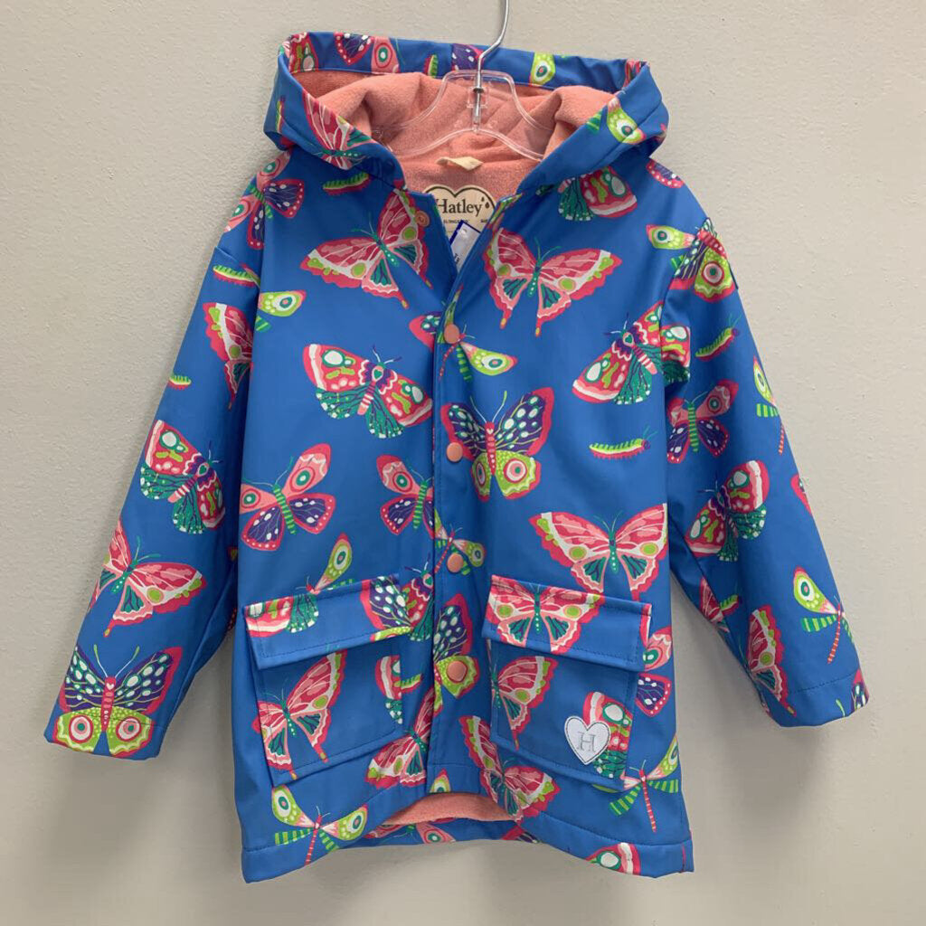 5: Terry Lined Butterflies Raincoat