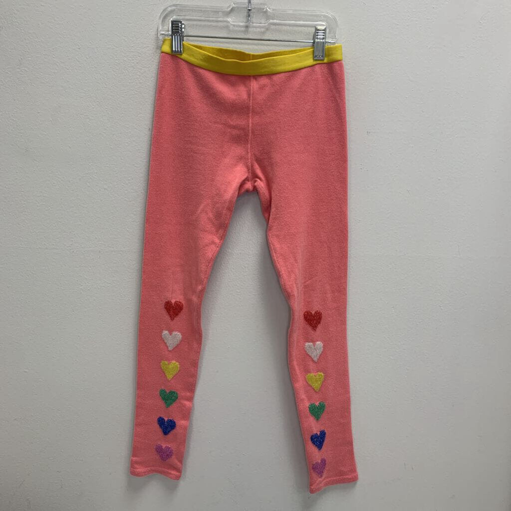 8: Rainbow Hearts Knit Leggings