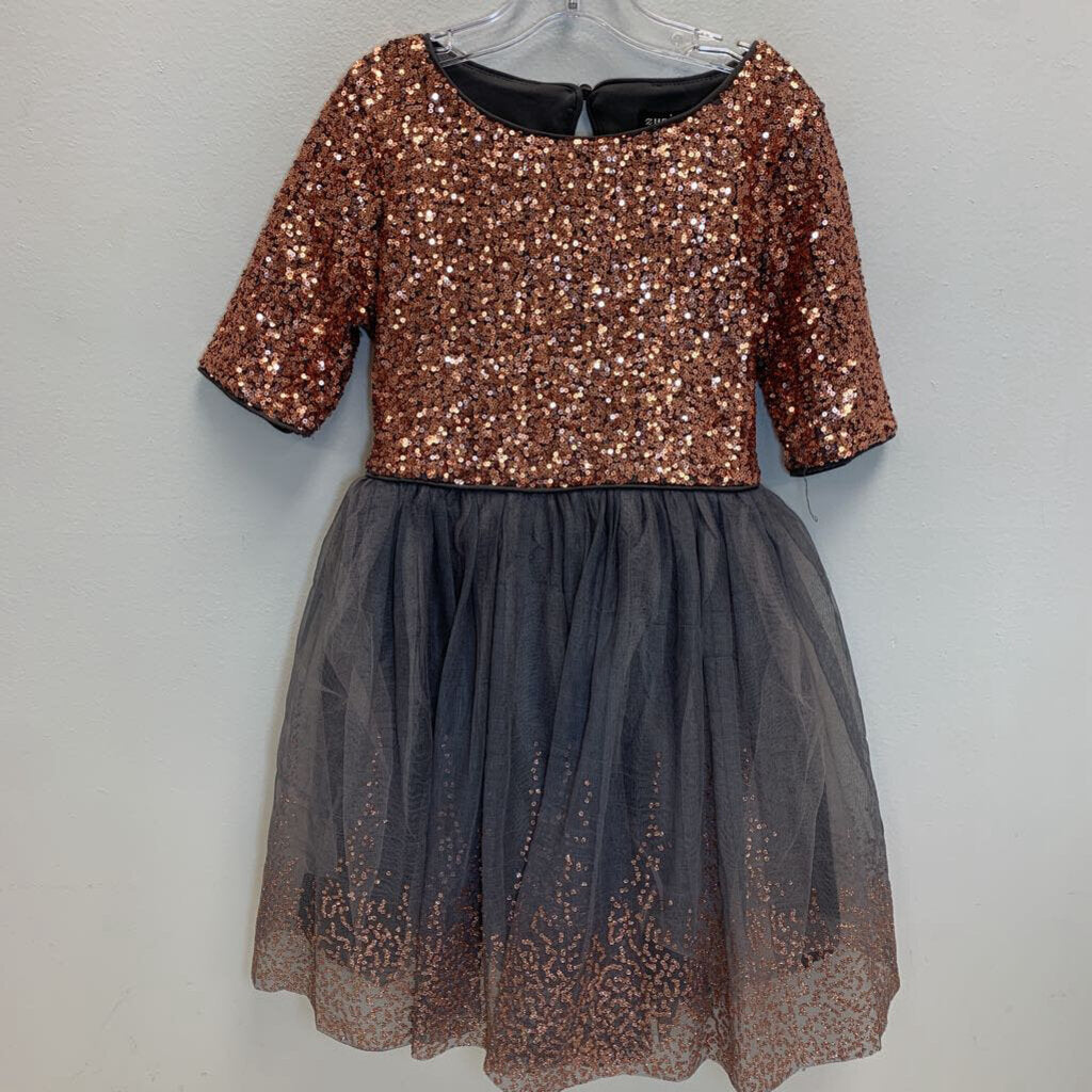 8: Special Occasion Sequin / Tulle Skirt Dress AS IS