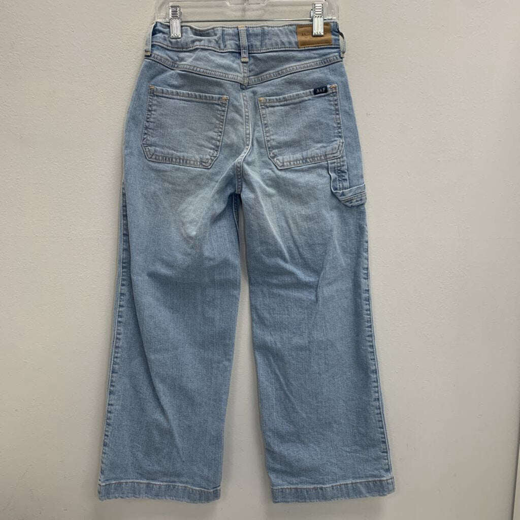 9-10 Short: High Rise Wide Leg Denim