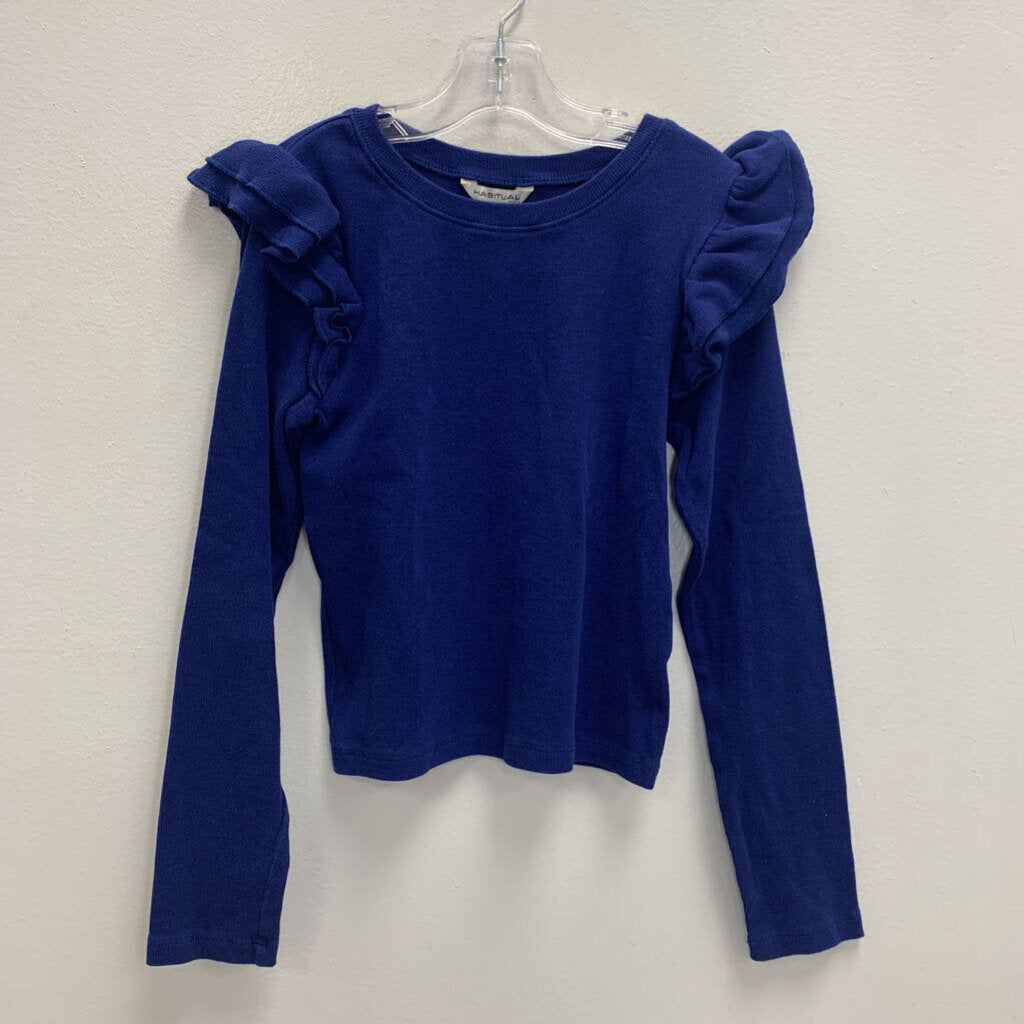 10: Ruffle Shoulder Knit Sweater