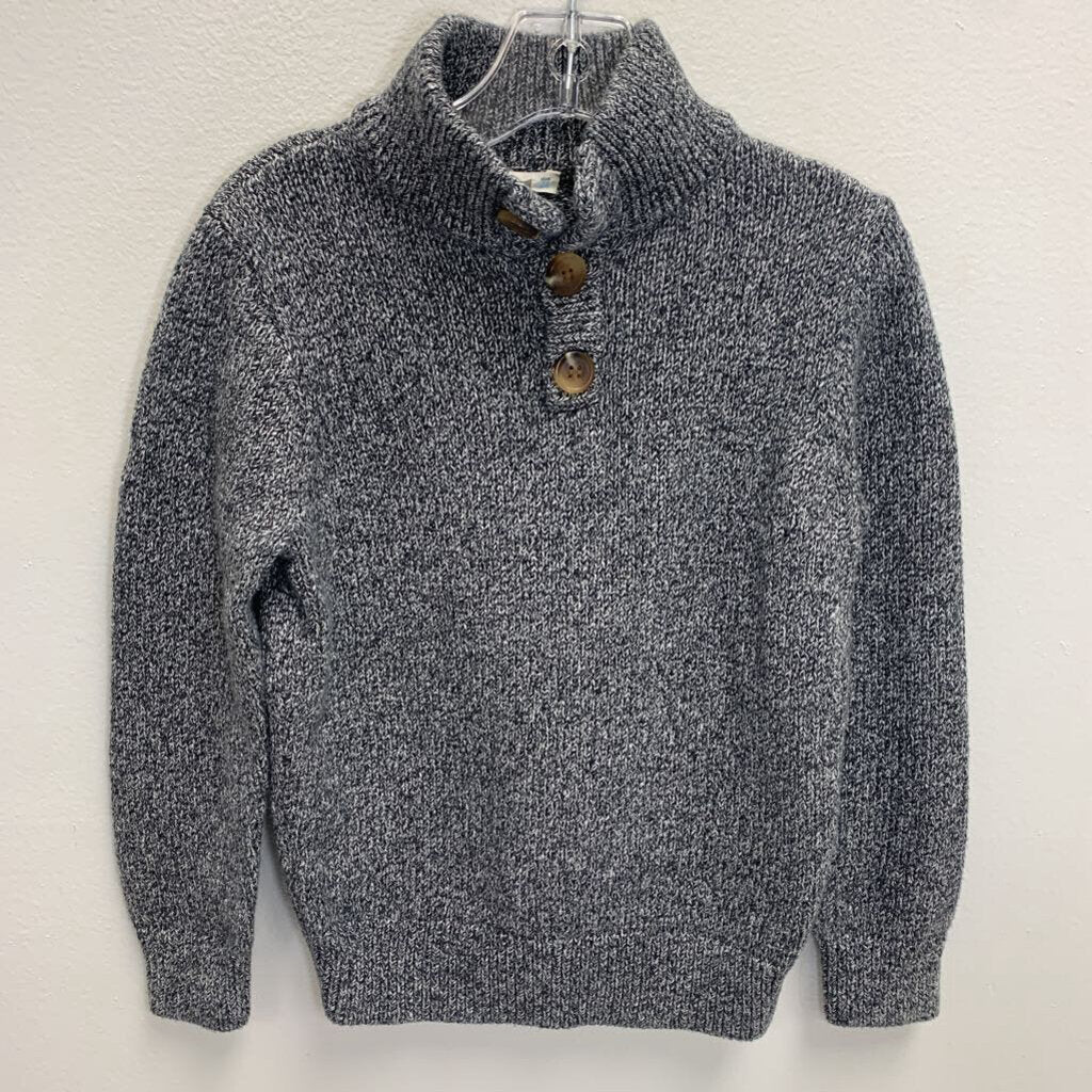 4-5: Button Collar Cotton Sweater