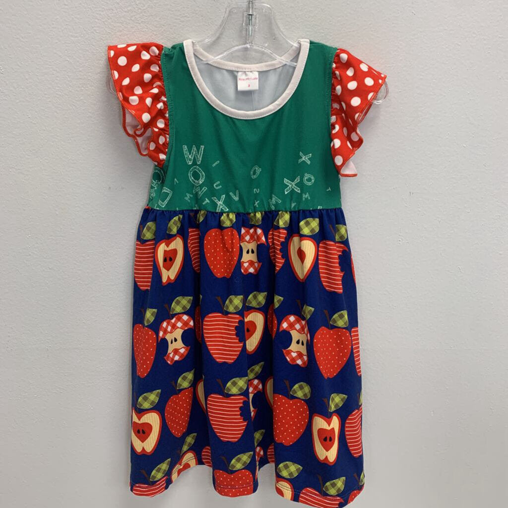 3: Alphabet & Apples Dress
