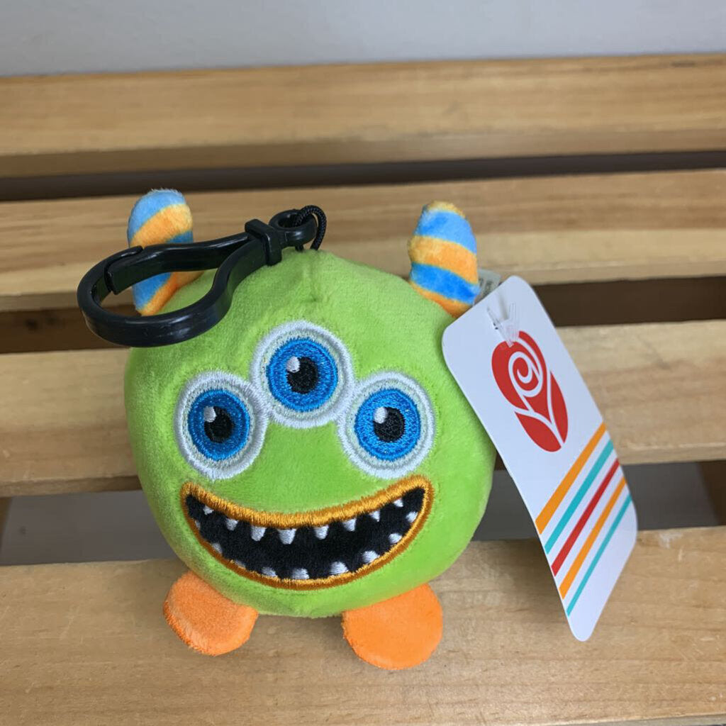 Plush Monster Keychain NWT