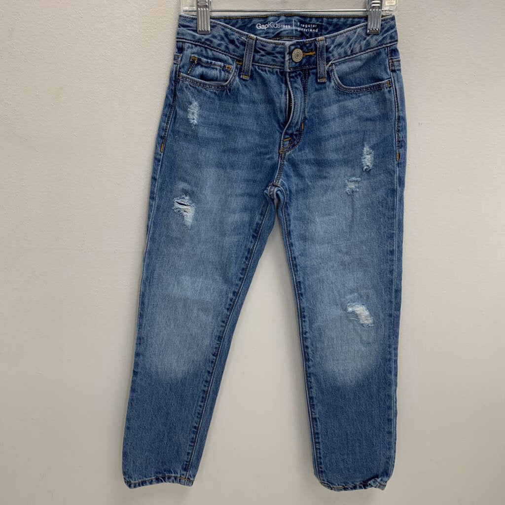 7: Mid Rise Girlfriend Jeans