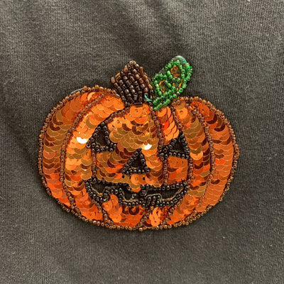 4-5: Sequin & Beaded Pumpkin T-Shirt