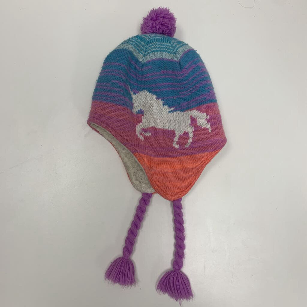 M-L: Sherpa Lined Hat - Unicorn