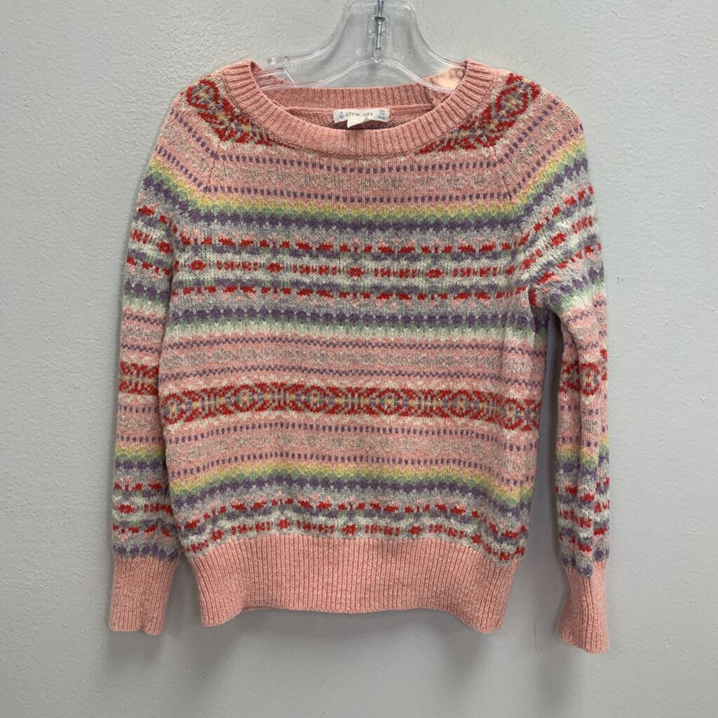 4-5: Fair Isle Knit Pullover Sweater