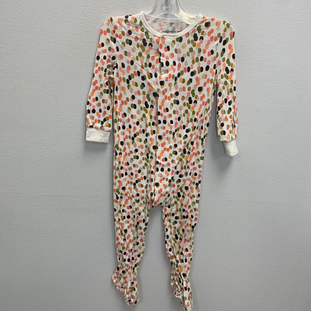 9-12M: Footed Sleeper - Confetti