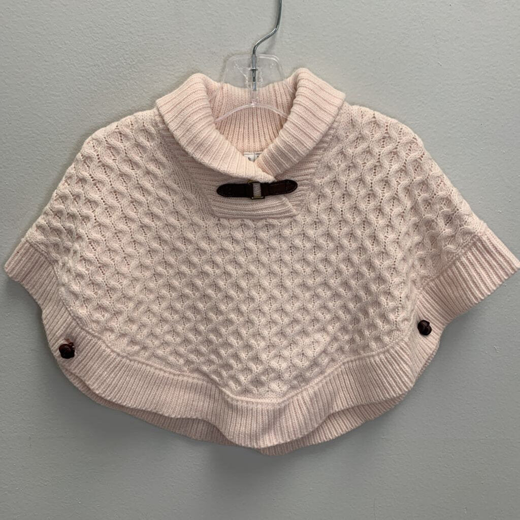 12-18M: Cable Knit Poncho