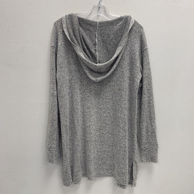 8-10: Open Front Hooded Cardigan