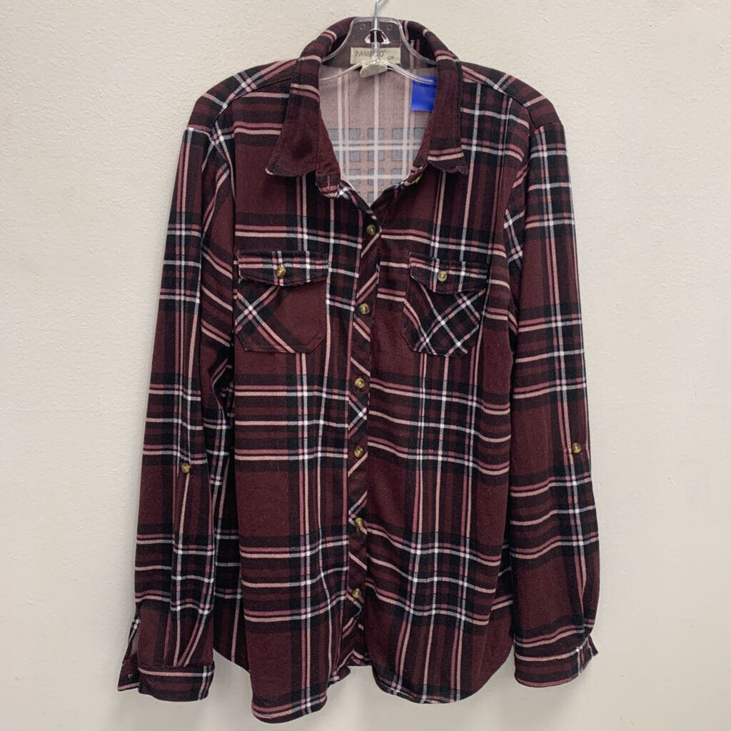 12: Plaid Cozy Collared Shirt