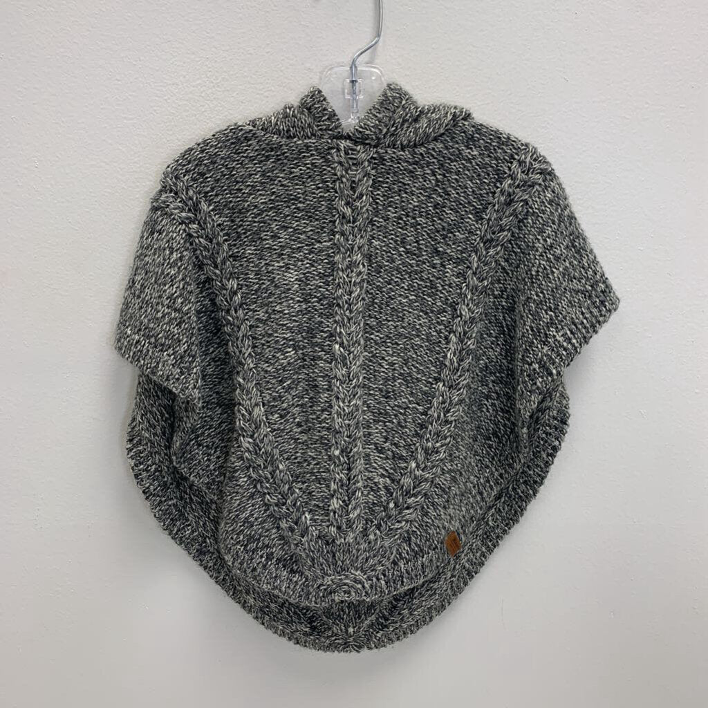 3-5Y: Cable Knit Sock Monkey Poncho