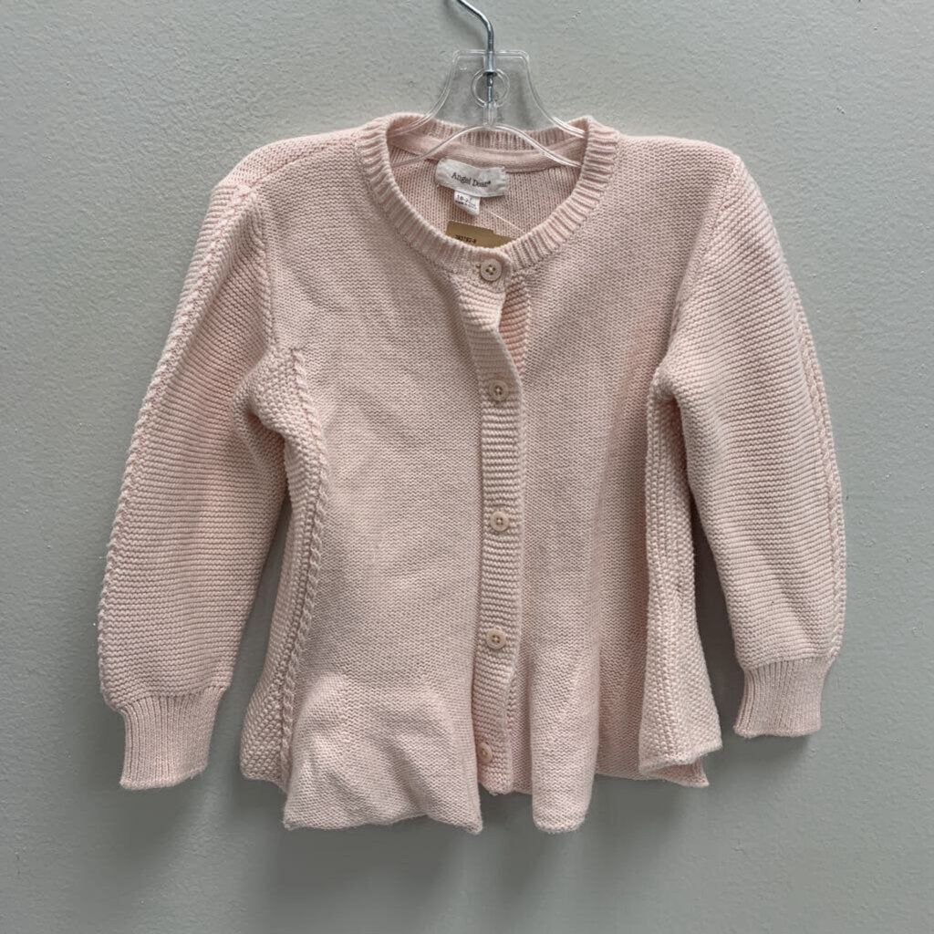 18-24M: Ruffle Hem Knit Cardigan