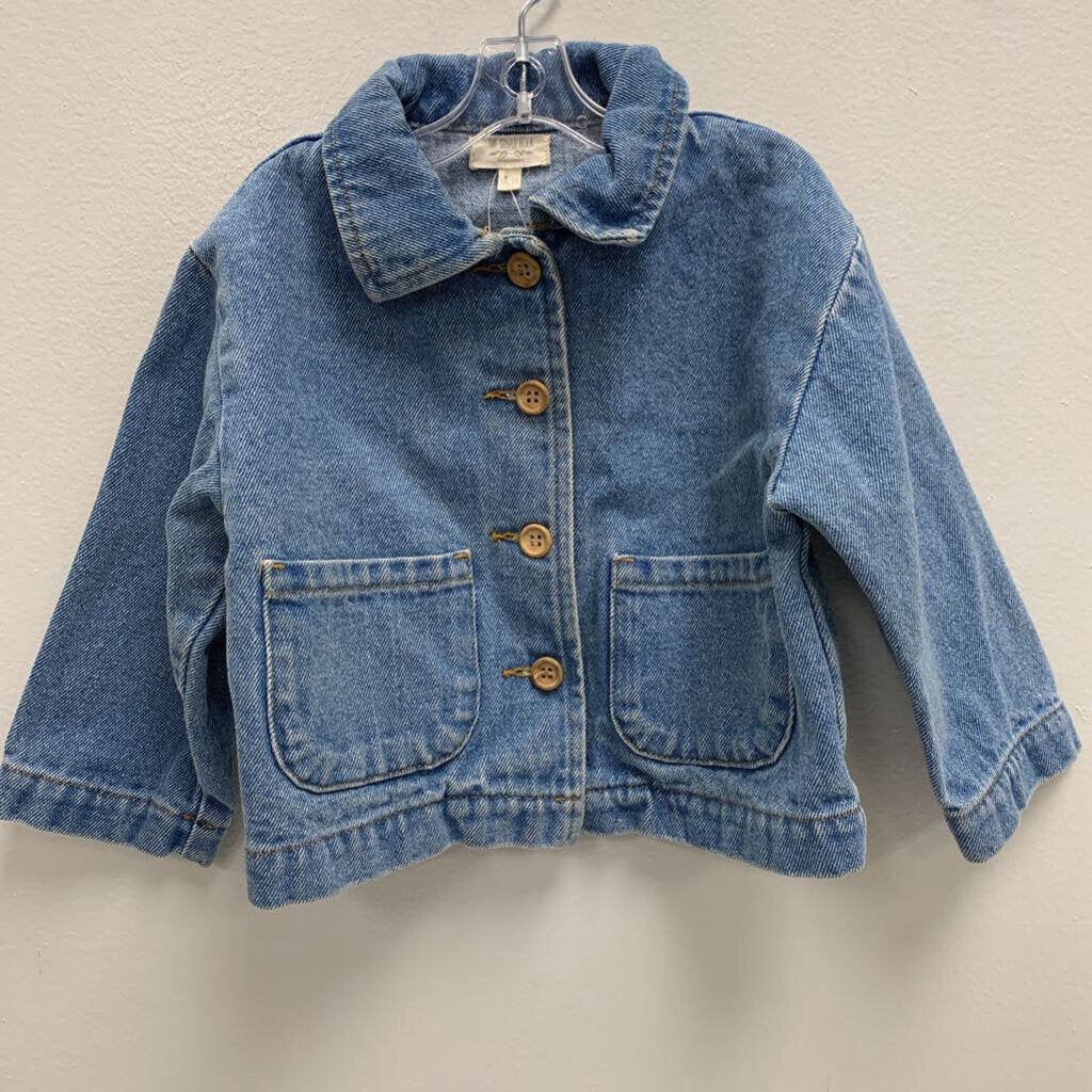 18-24M: Denim Button Down Jacket