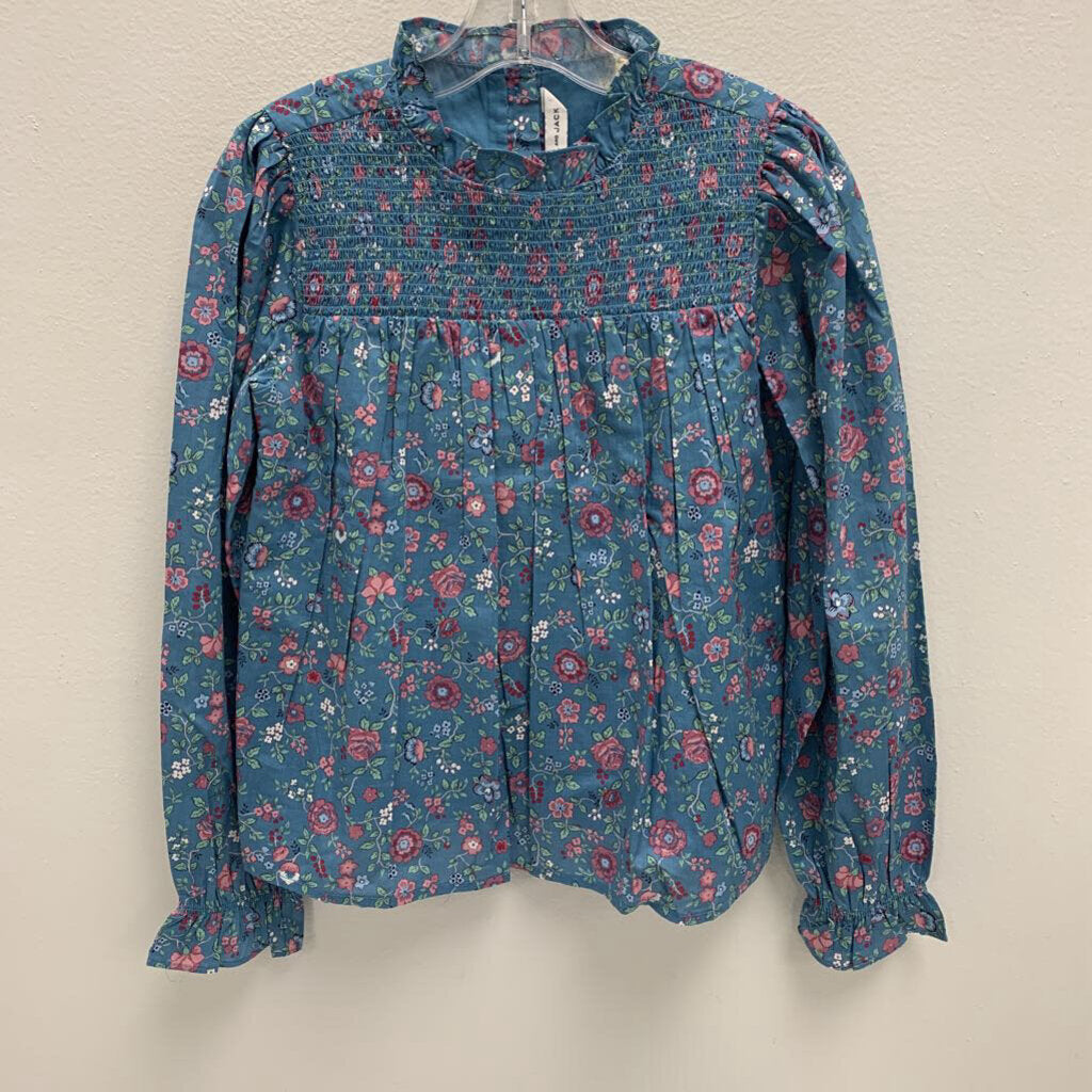7: Floral Smocked Blouse