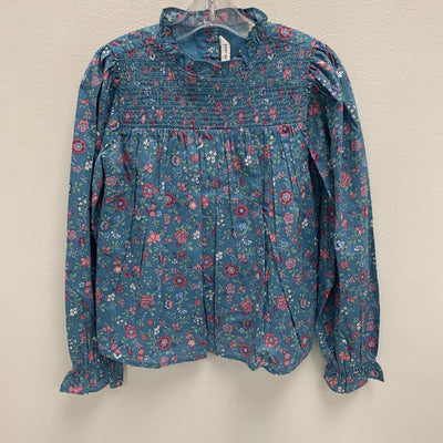 7: Floral Smocked Blouse