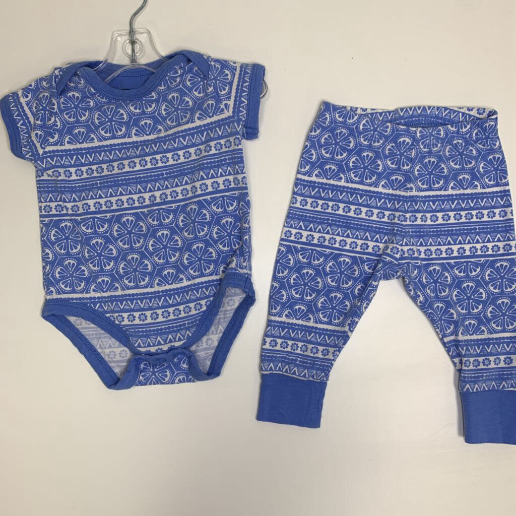0-3M: Graphic Bodysuit + Pants