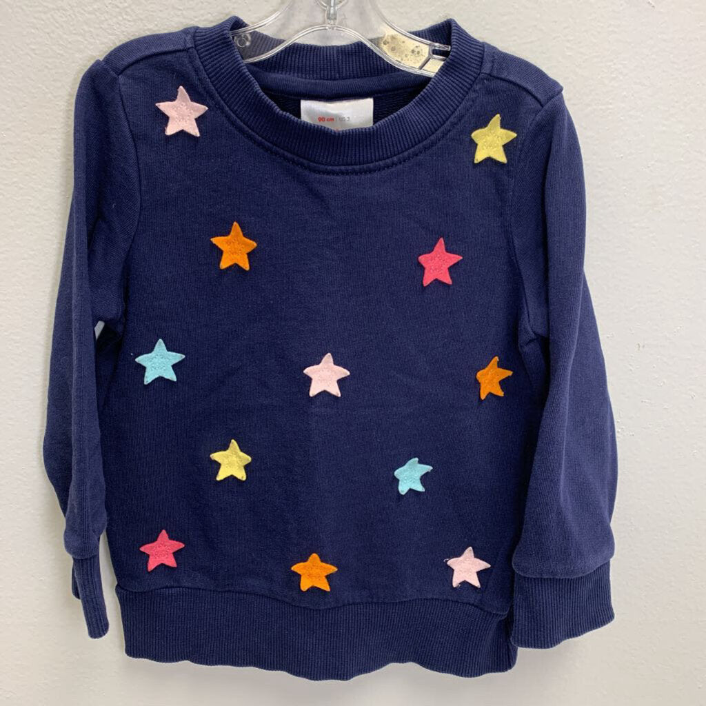3: Star Appliques French Terry Sweatshirt