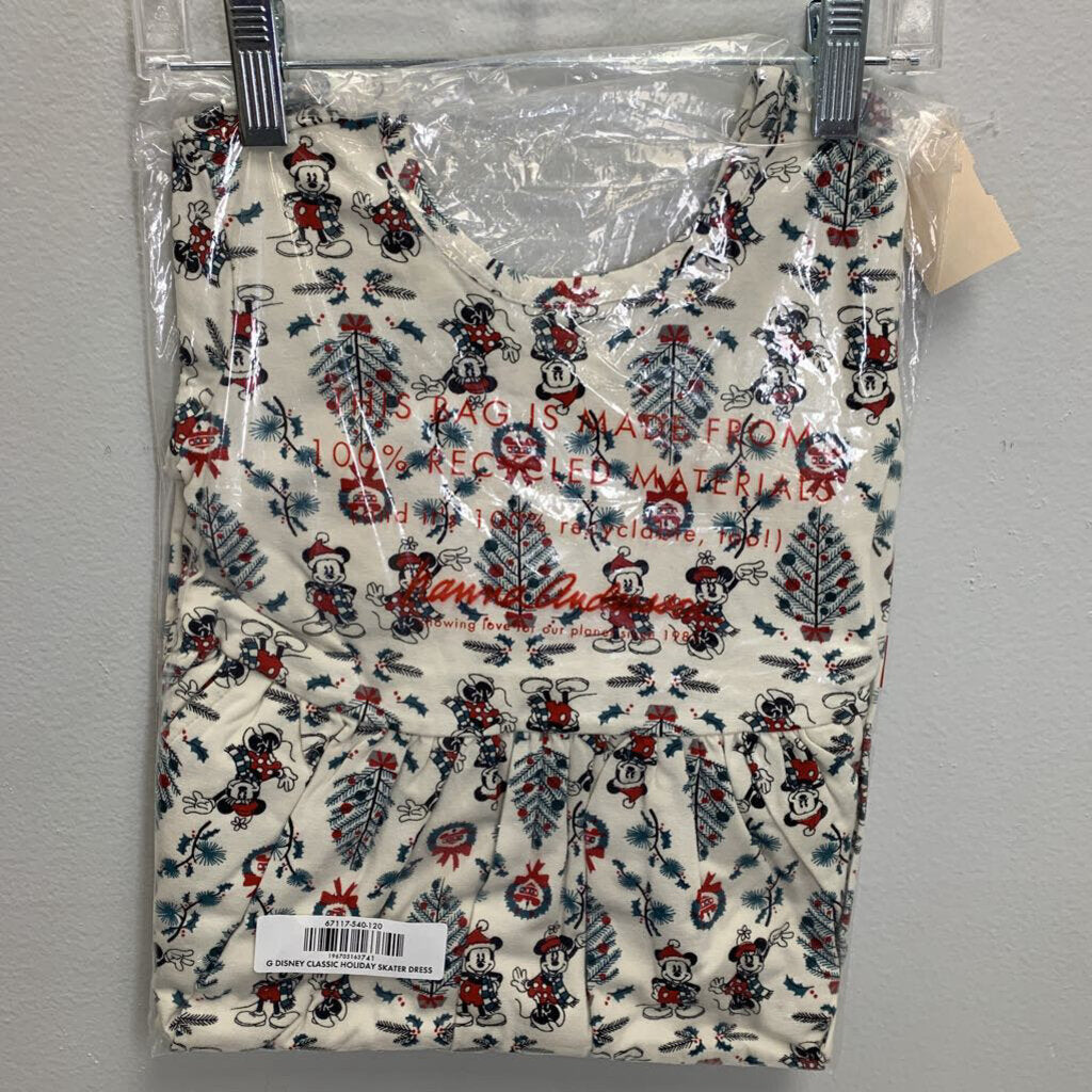 6-7: Disney Classic Holiday Skater Dress NIB