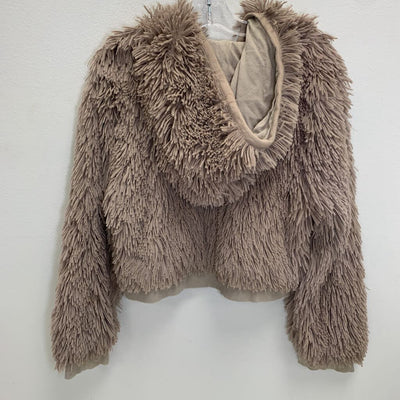 8-10: Hooded Shag Jacket
