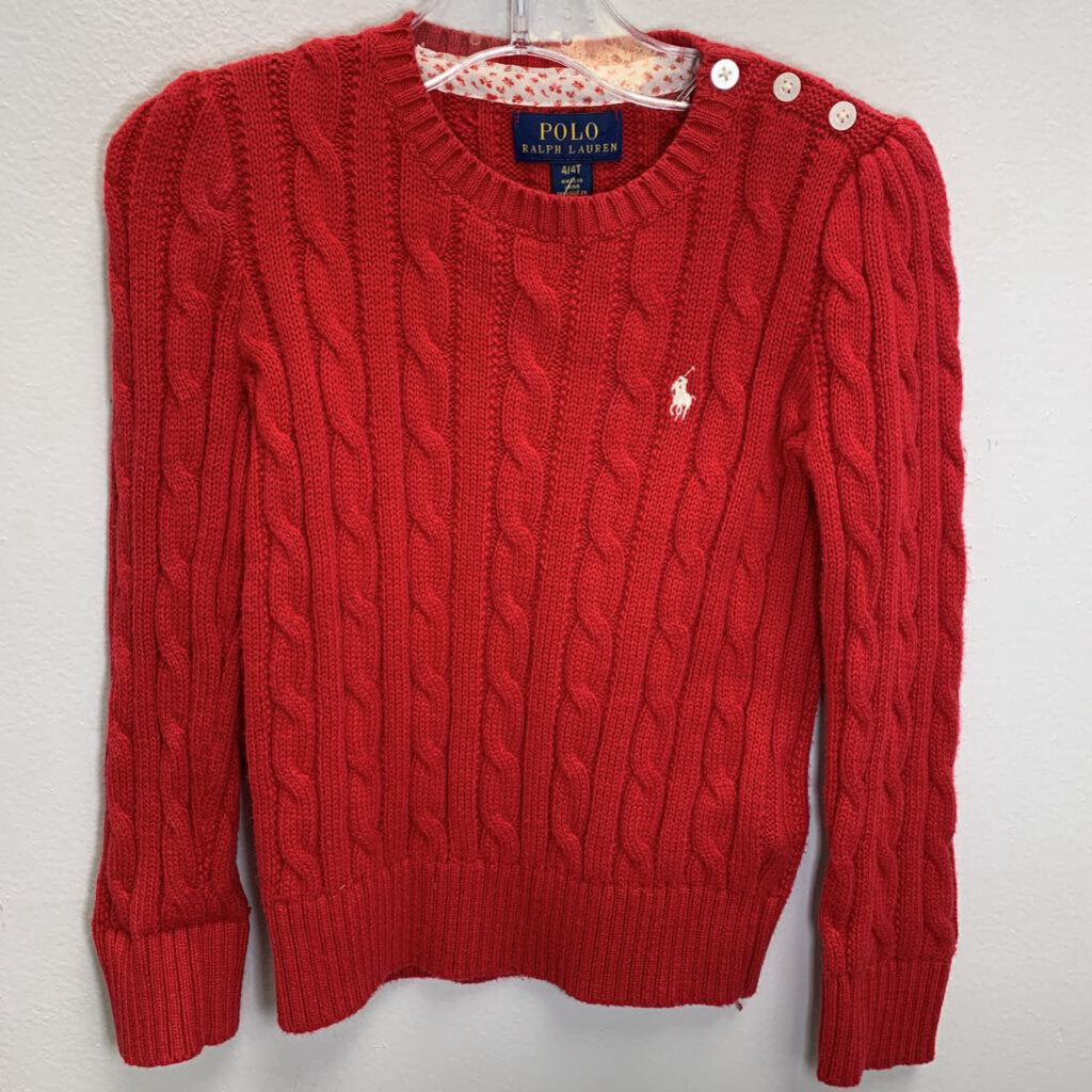 4T: Cable Knit Sweater