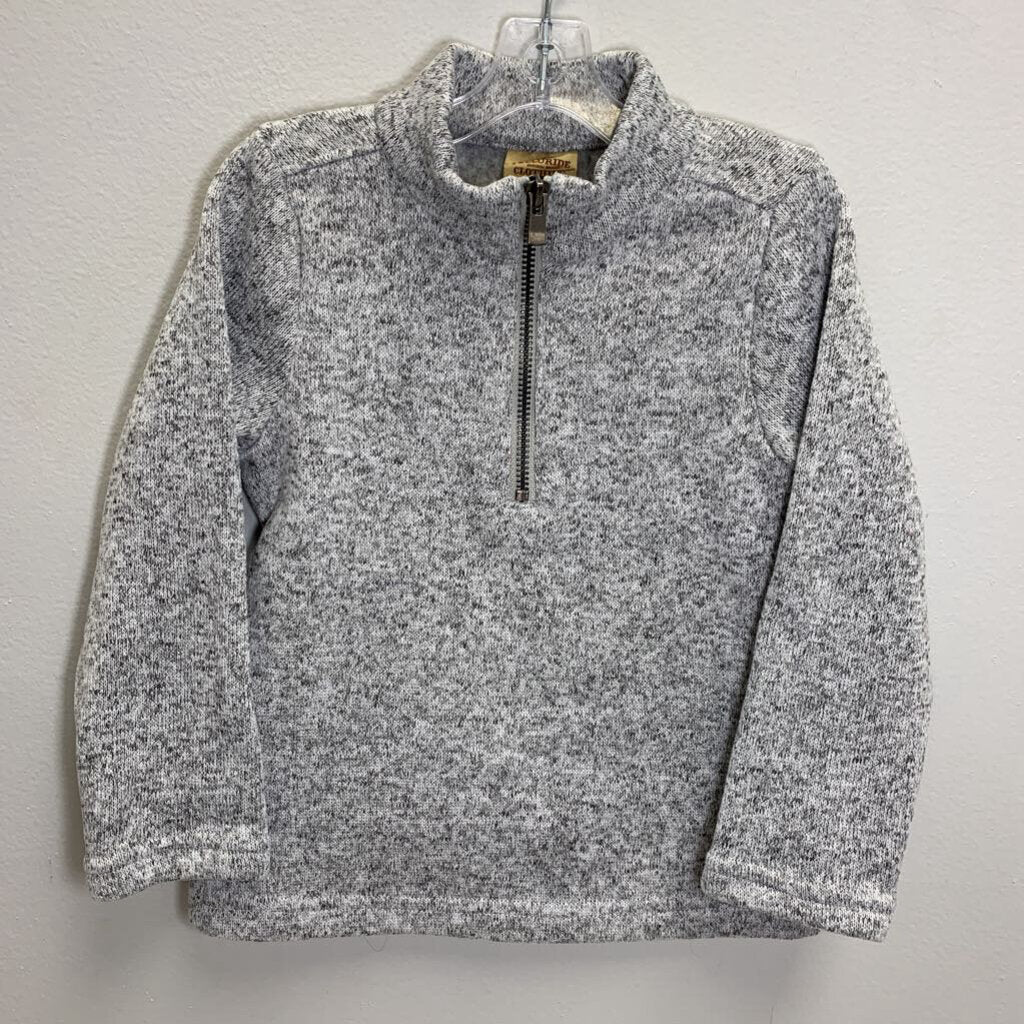 3T: Knit Fleece 1/4 Zip Pullover