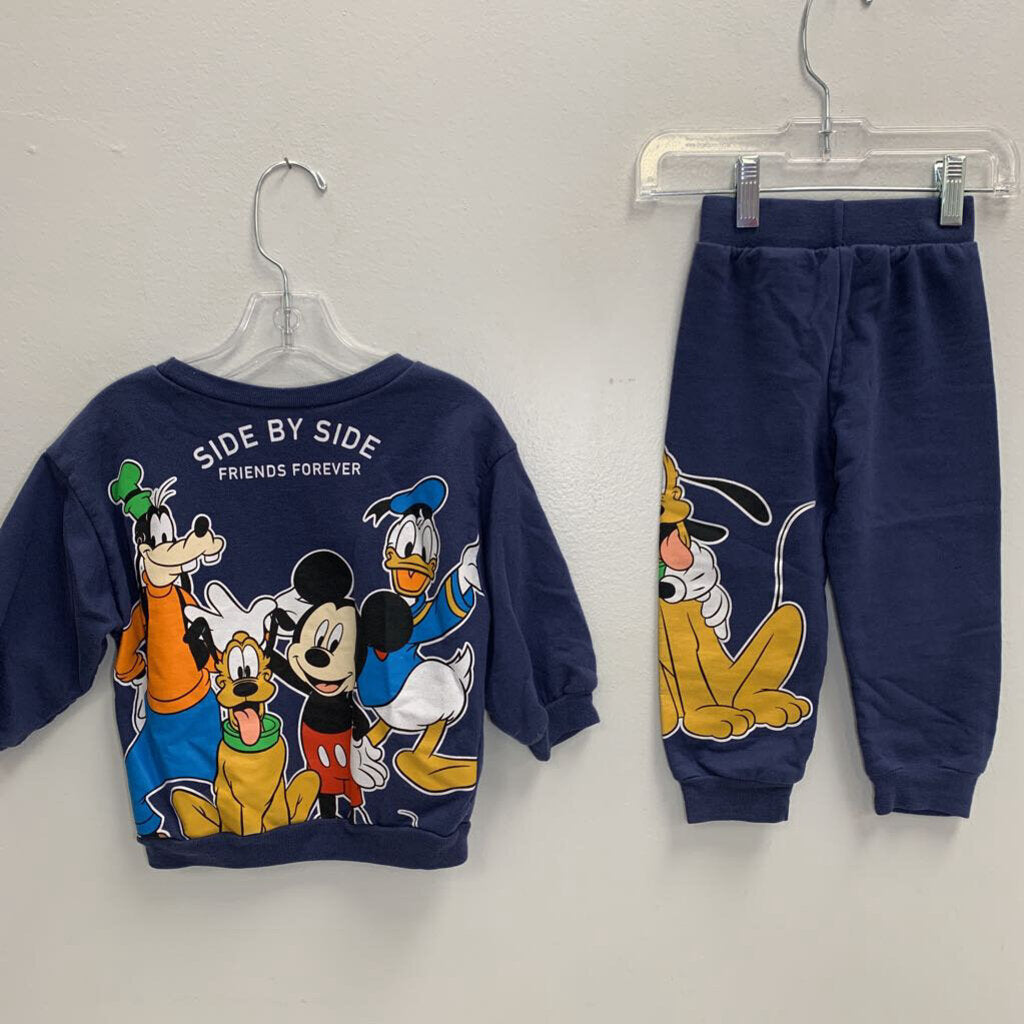 24M: Mickey Mouse & Friends Sweatshirt + Pants