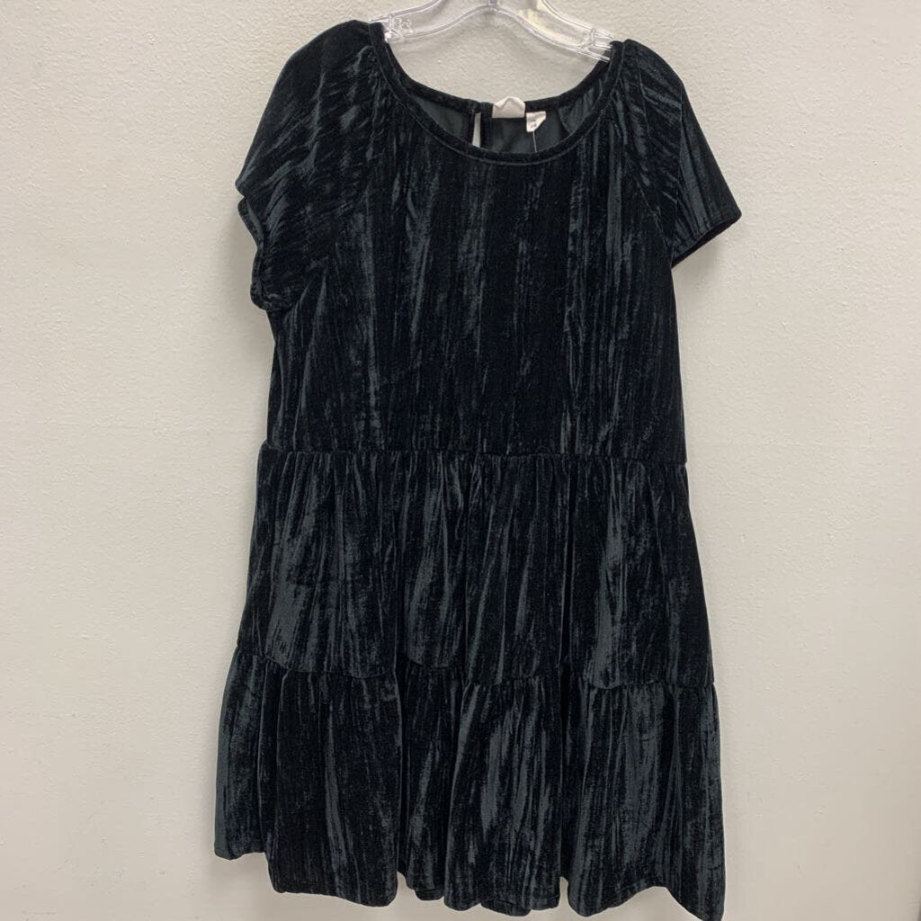 12: Velvet Tiered Ruffle Dress