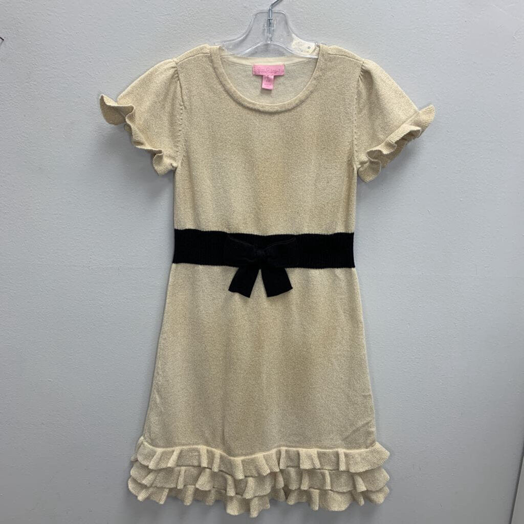 8-10: Rita Ruffled Sweater Dress