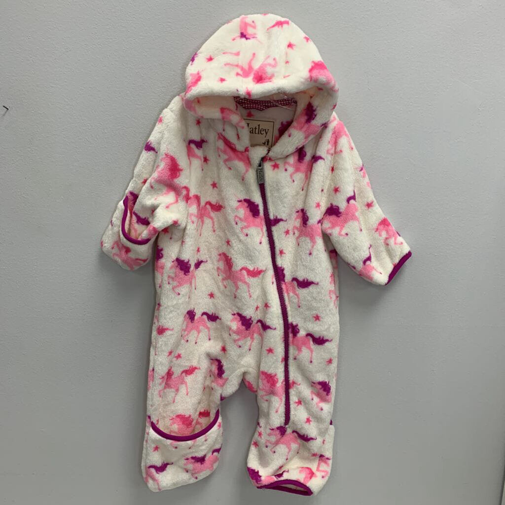 12-18M: Fleece Bunting - Unicorns