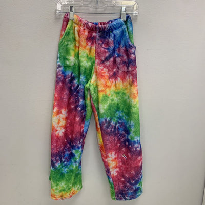 4-6: Plush Pants - Tie Dye Rainbow